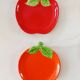 bowls and cups in slipware fruits