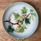 Set of 4 dessert plates in slurry St Amand Hamage