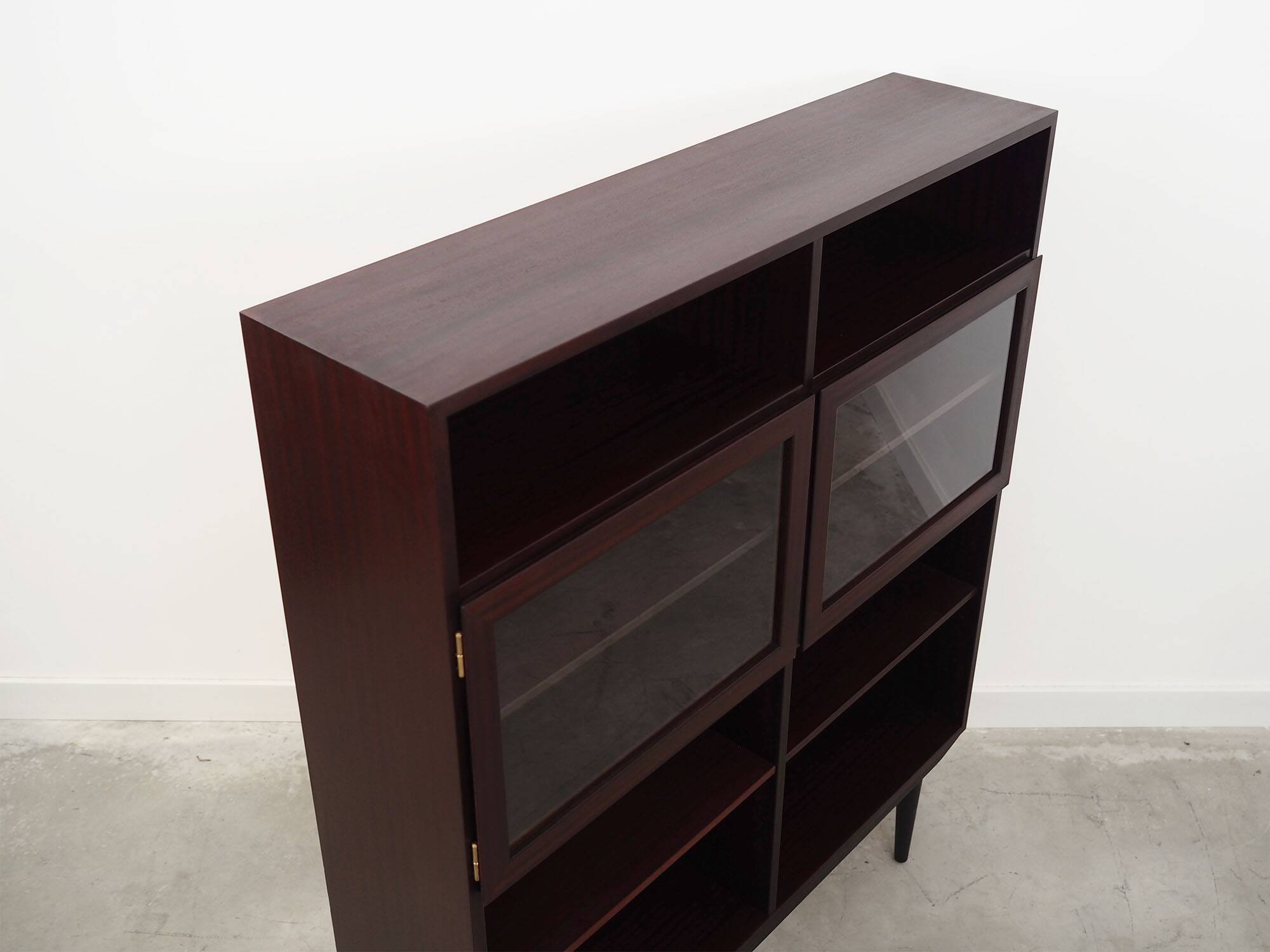 Mahogany bookcase, Danish design, 60's, production: Omann Jun