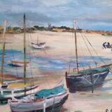 Peinture à l'huile La marée basse