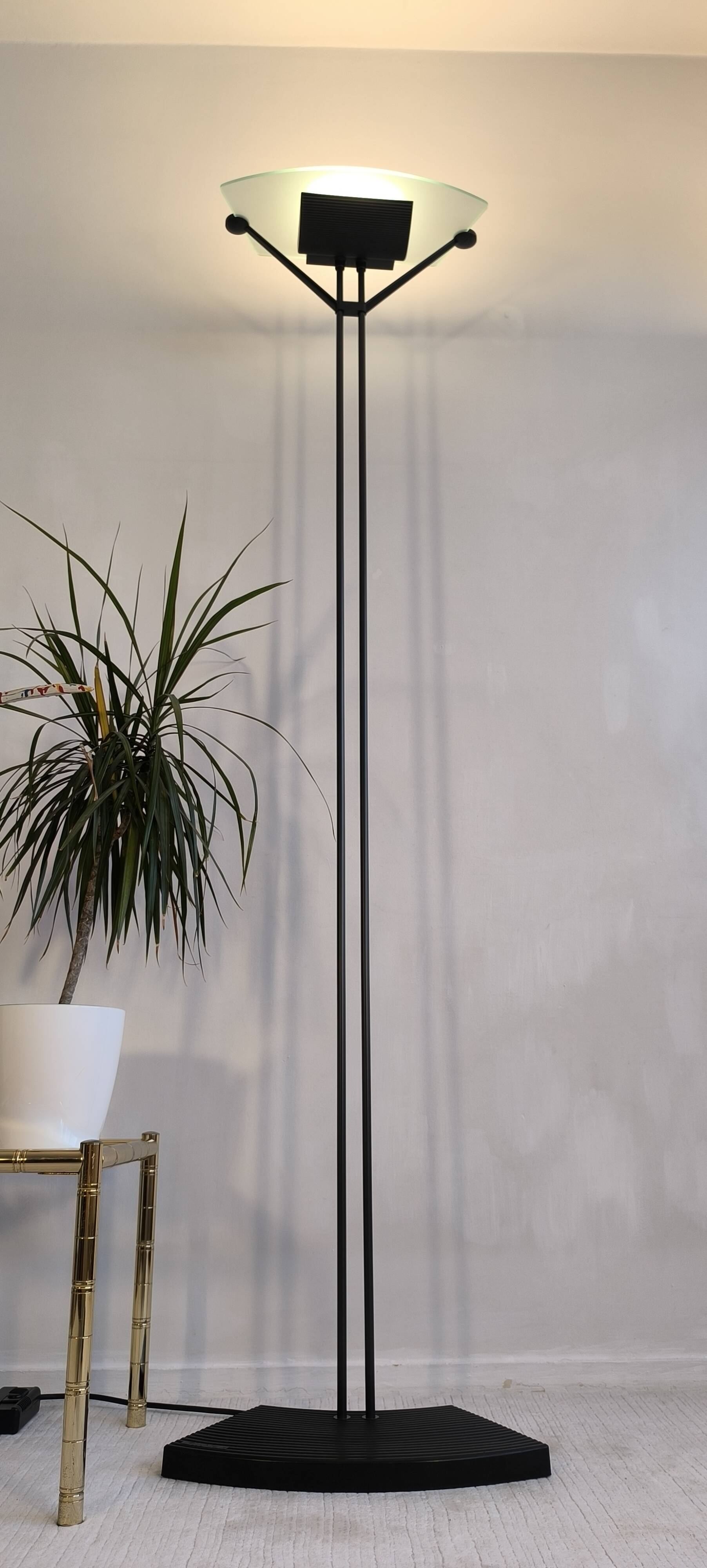 1980's Accademia Terra floor lamp by Shigeaki Asahara for LUCITALIA, TBEG