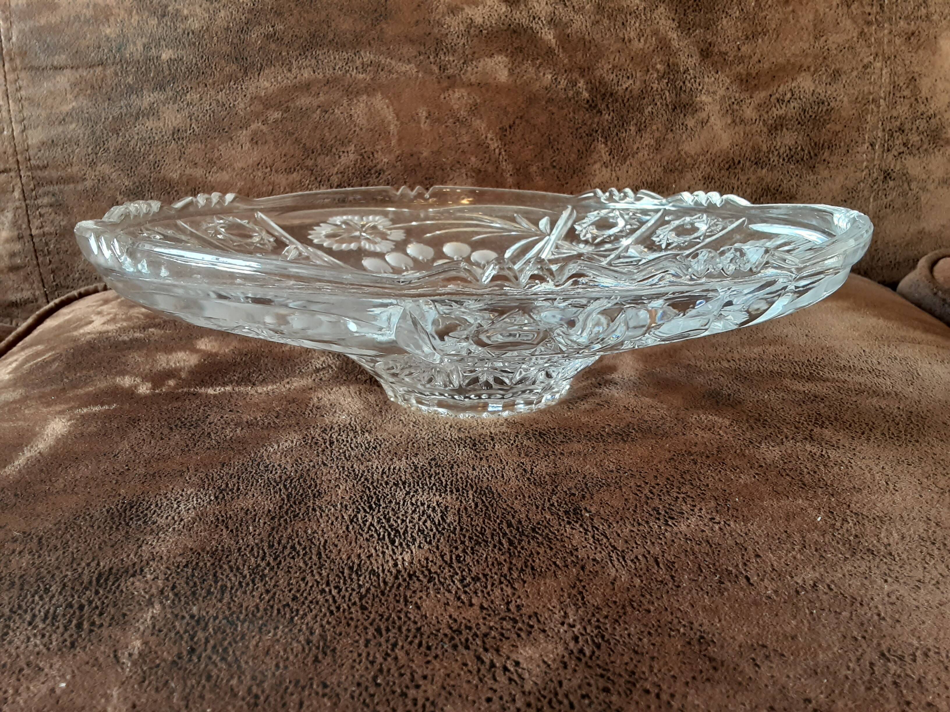Crystal salad bowl