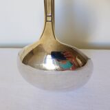Shabby vintage silver-plated ladle.