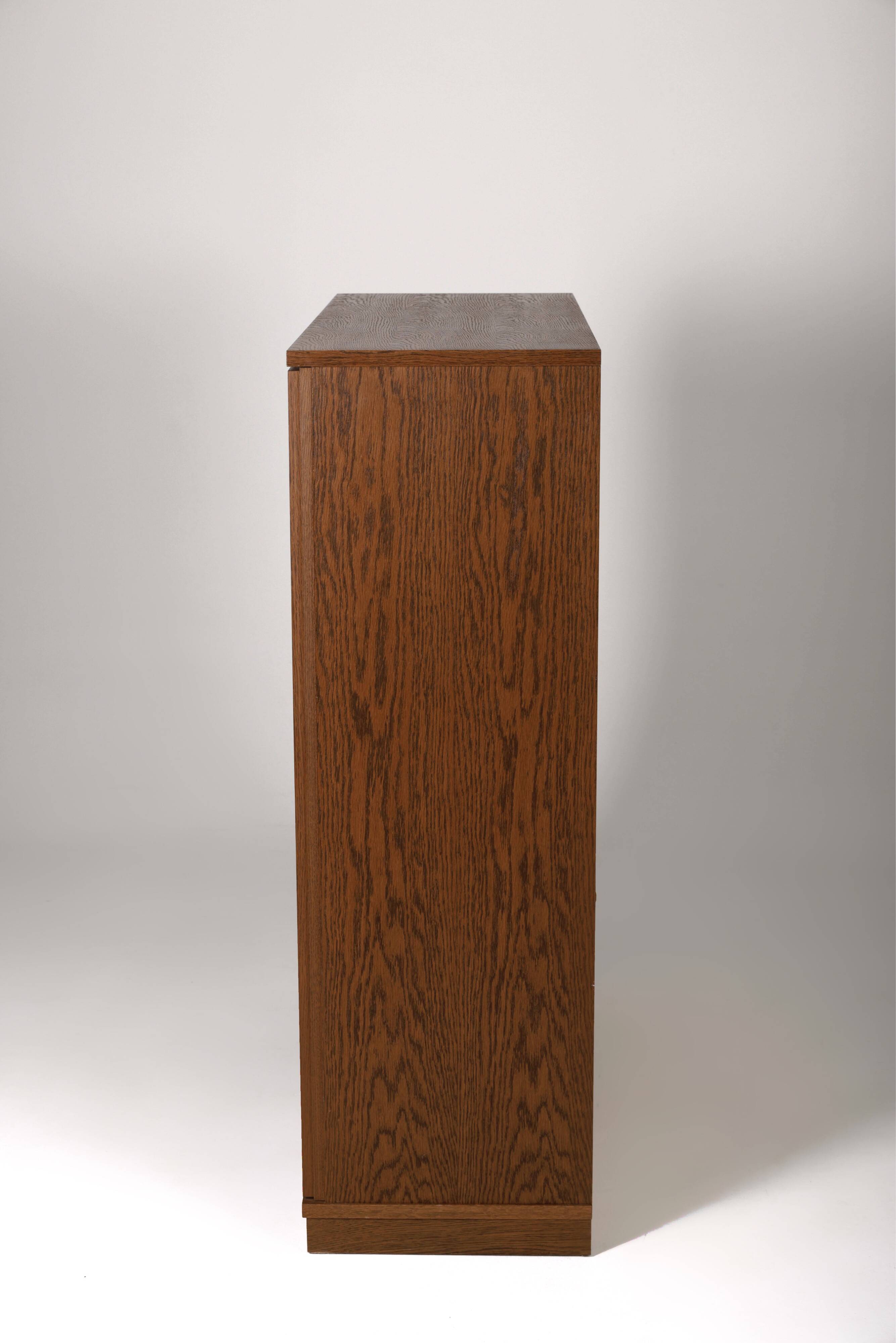 High oak sideboard by Gerhard Bartels, 1970s