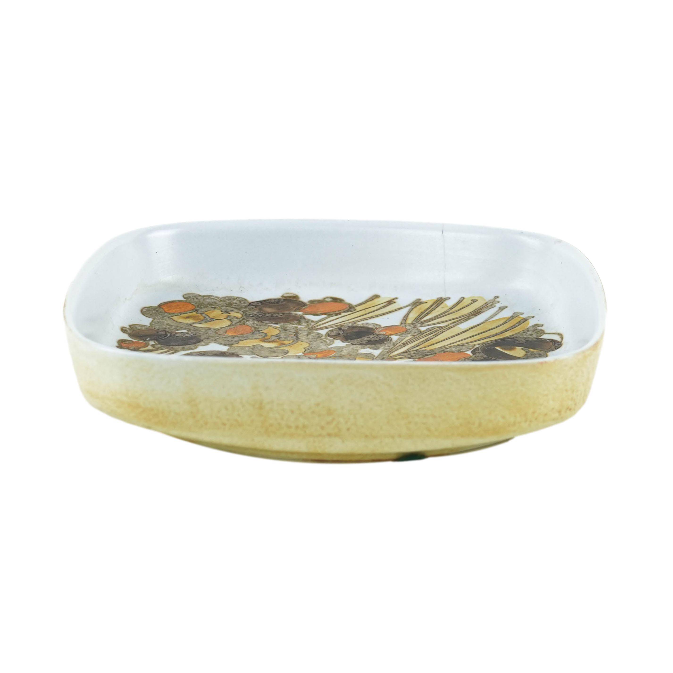 Ceramic platter, Danish design, 1960s, manufactured by Royal Copenhagen
