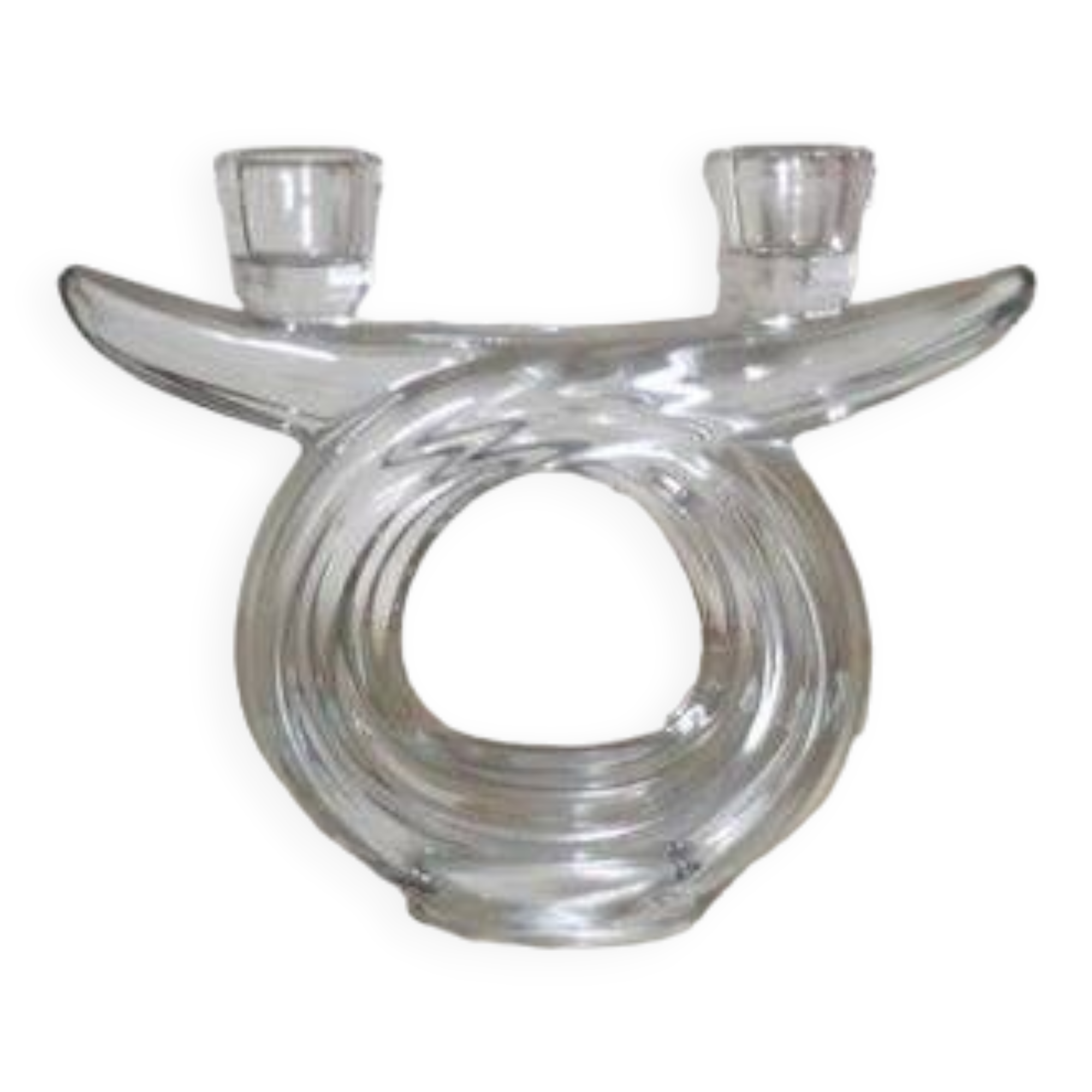 Vannes crystal candle holder