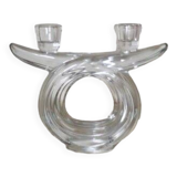 Bougeoir en cristal de Vannes