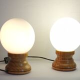 Pair of bedside lamps