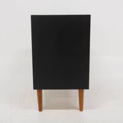 Scandinavian chest of drawers in teak and skai, Sweden, 1960