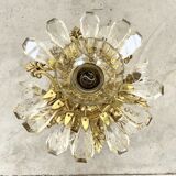"Hot Air Balloon" Ceiling Light – Gilded Bronze & Crystal (7 Lights)