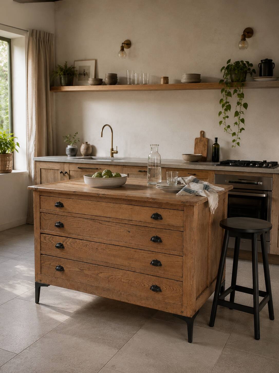 Old kitchen island – Architect's workbench