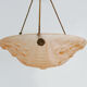 Suspension pink cavasque Art Deco 1 Fire, in glass paste. Year 30
