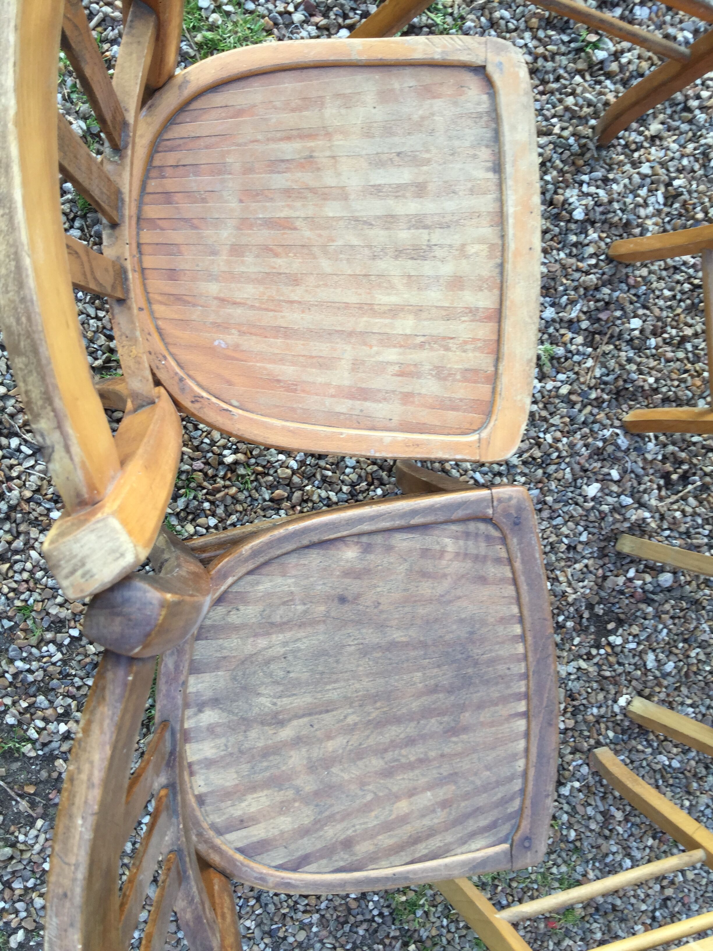 Set de six chaises Bistrot Luterma vintage