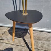 Lampadaire tablette de peintre à 3 feux laiton 1950