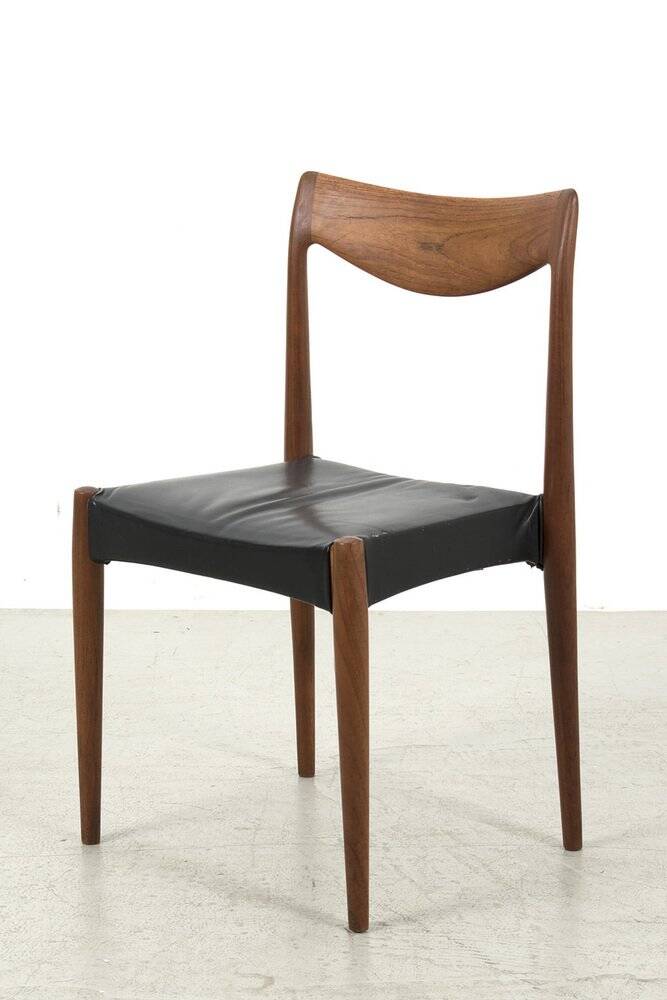 Teak Dining Chairs, Set of 4