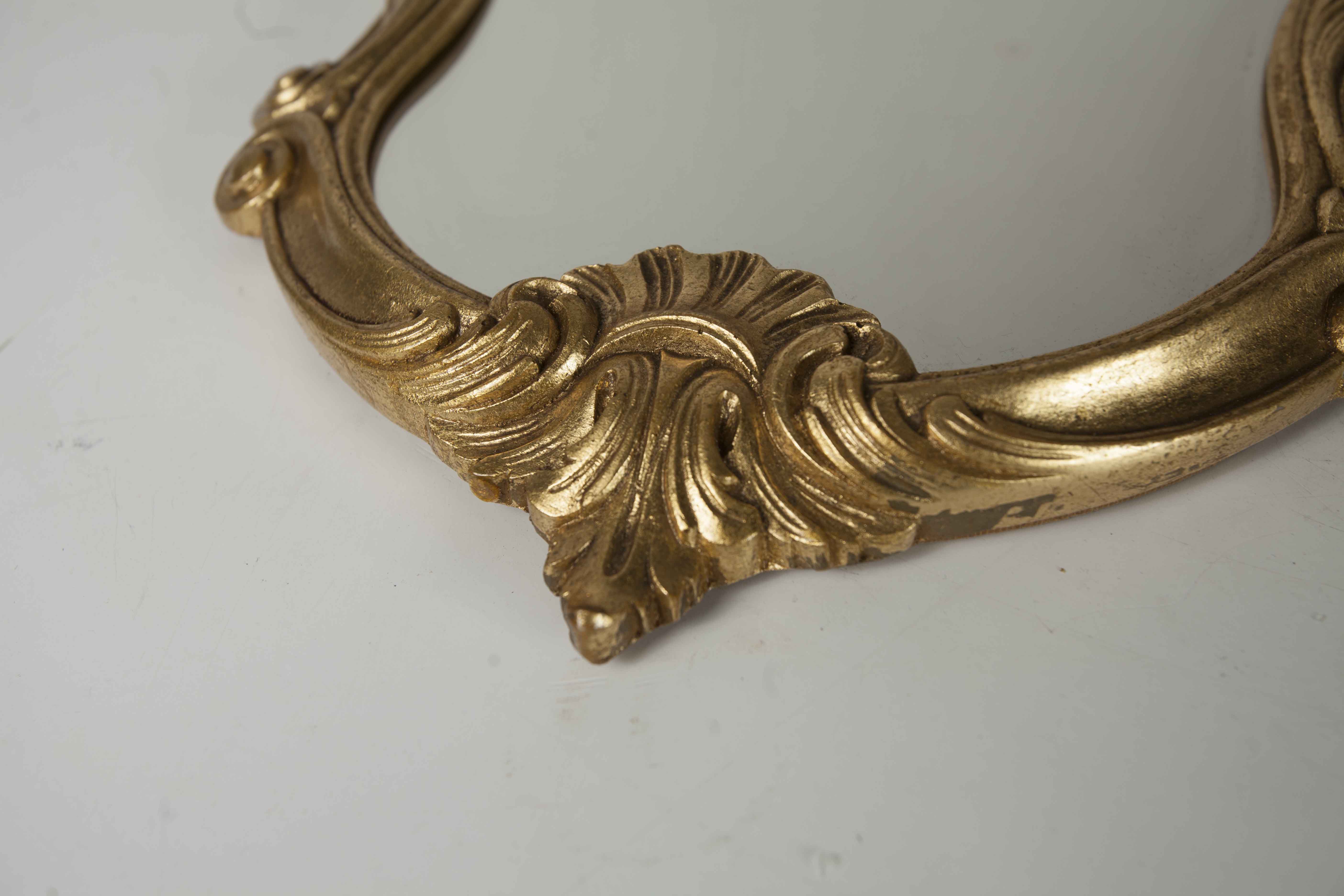 Baroque golden mirror 51x33 1930