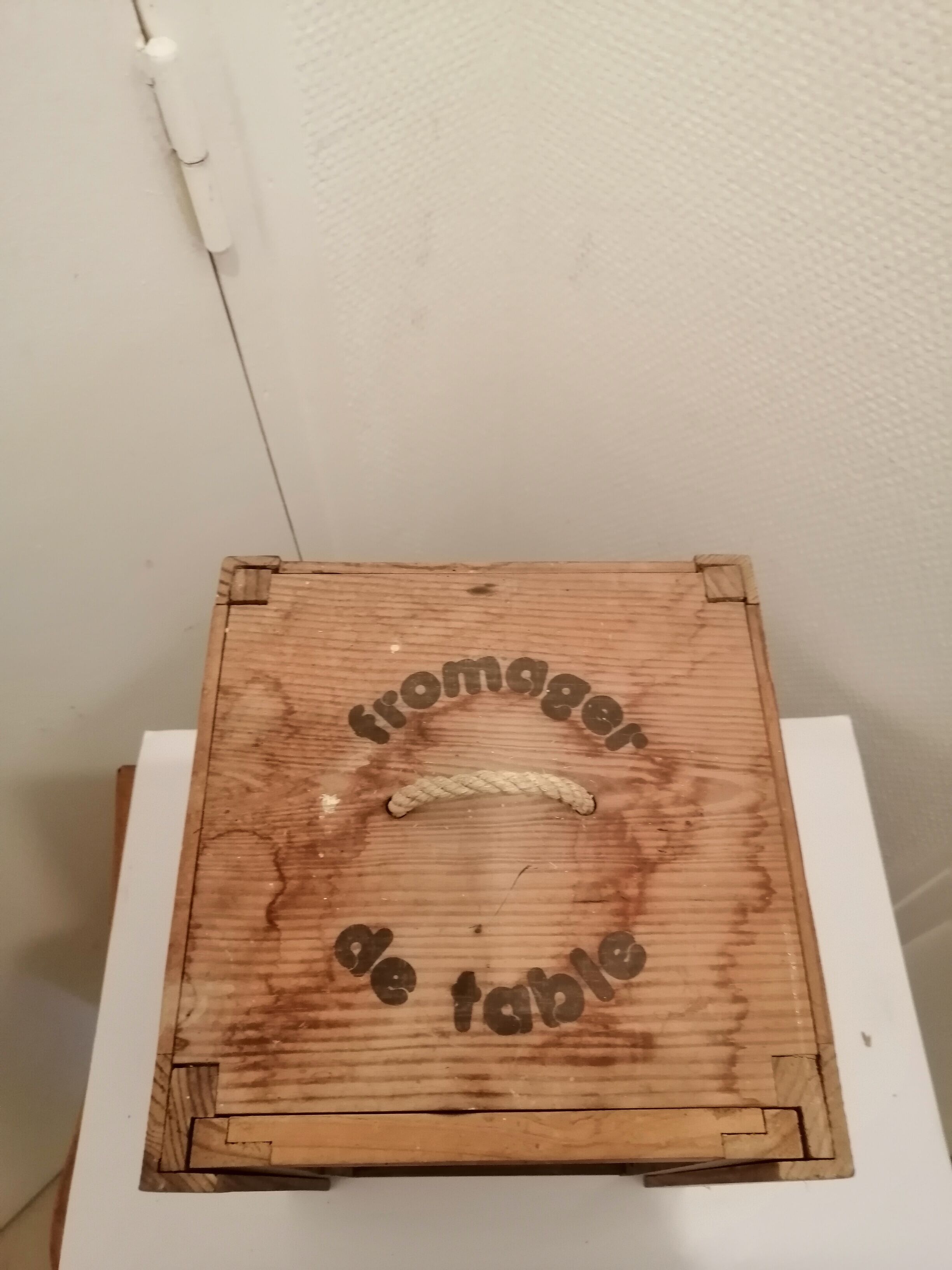 Wooden pantry for cheese or other