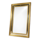 Miroir vintage en bois doré XL, années 1970
