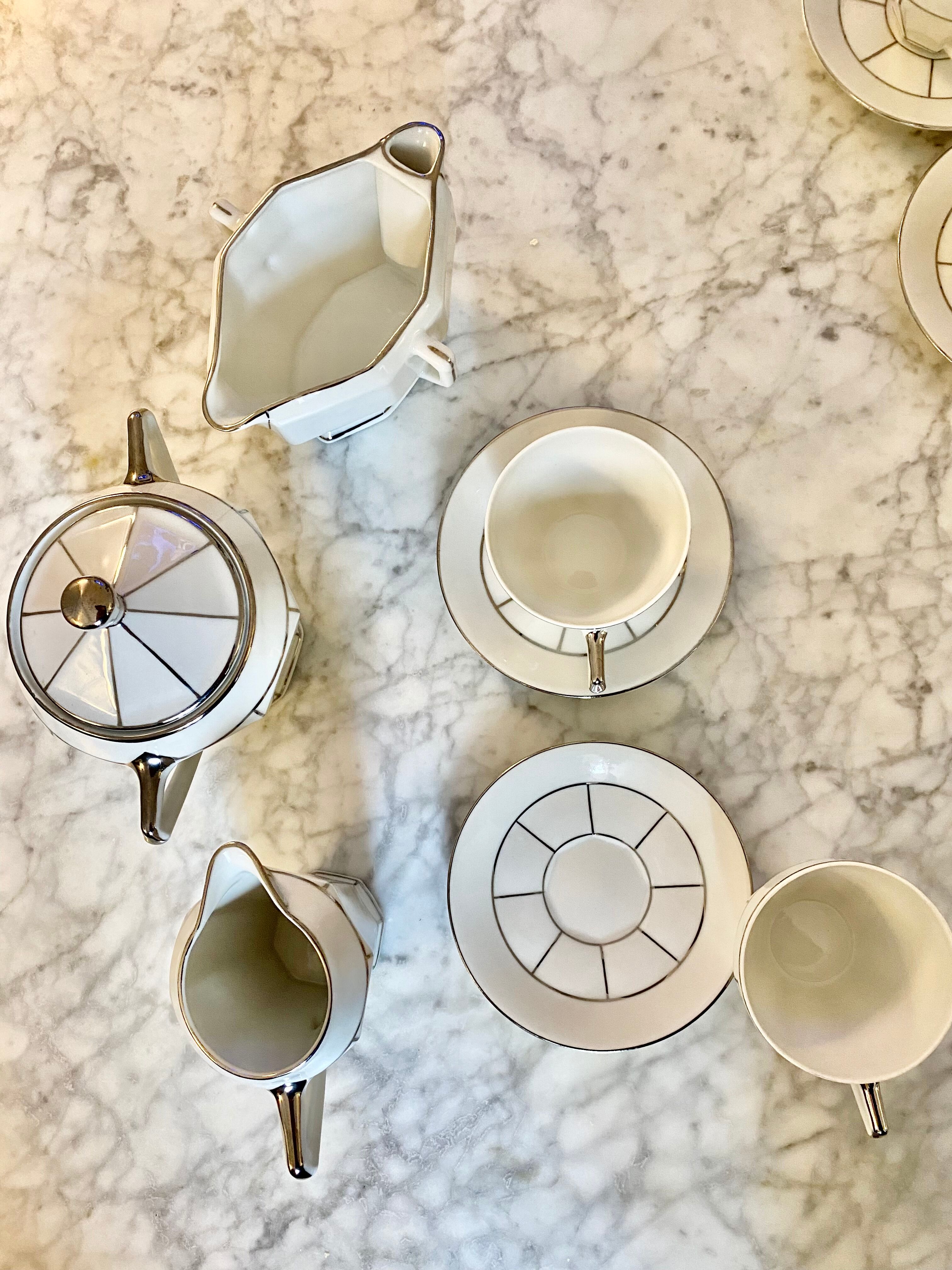 Art Deco coffee service