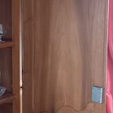 Old provencal walnut wardrobe