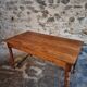 Antique dining table in French cherry wood 1900–1920 – Provincial farmhouse table