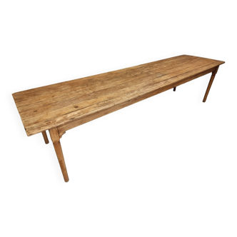 Antique table XXL rural dining table 82x320 cm