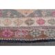 Vintage Turkish Oushak Handmade Wool Cotton Orange Runner Rug 73x311