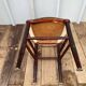 Antique Thonet style bistro chair turned wood vintage brown