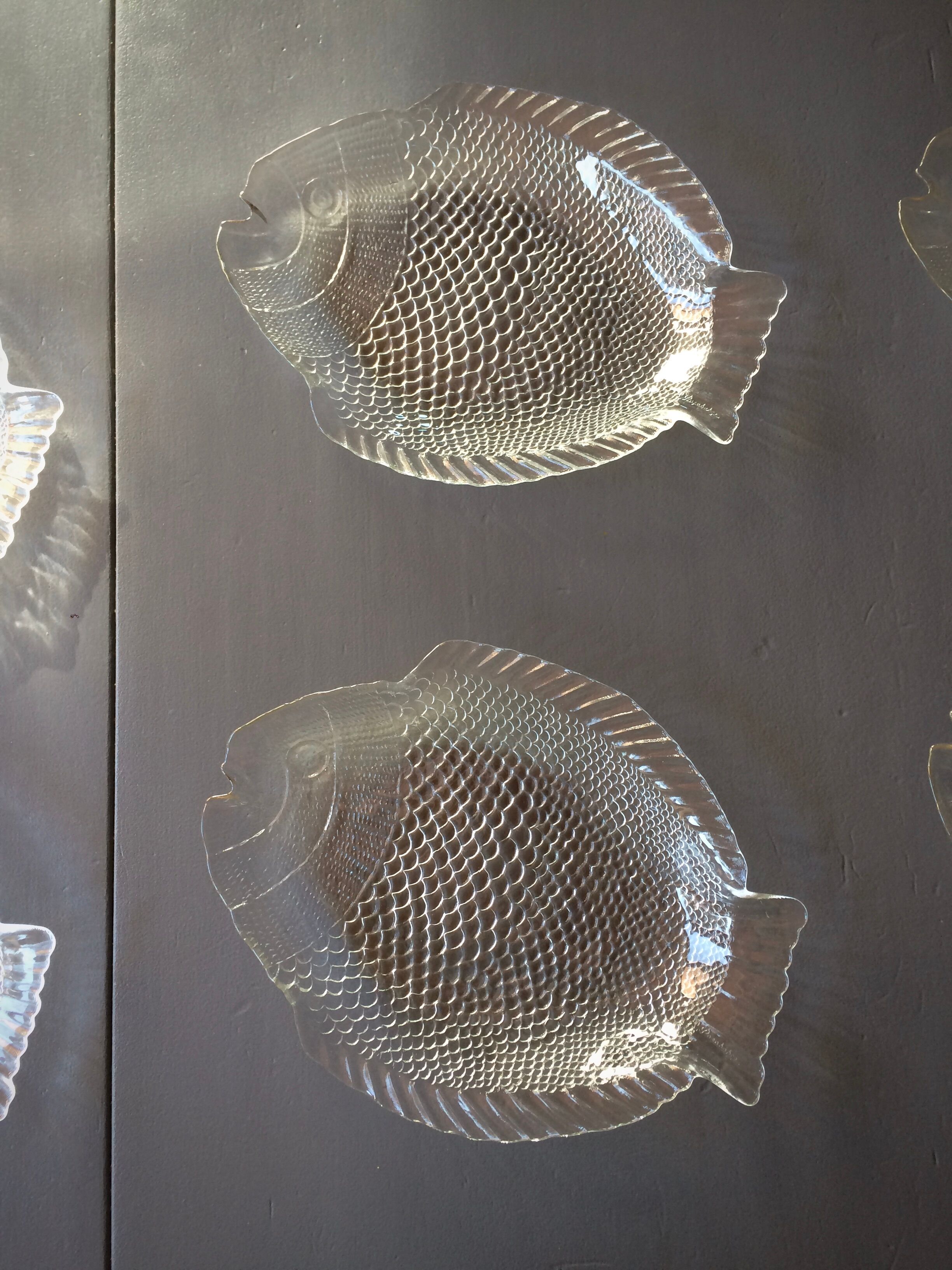 Six fish plates