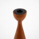 Bougeoir en teck, design danois, années 1970, fabriqué par BoConcept