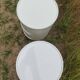 Pair of vintage white/cream Componibili bedside tables - Kartell