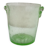 Bubble glass champagne bucket