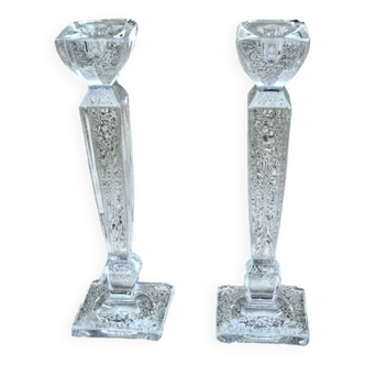 Pair of candle holders