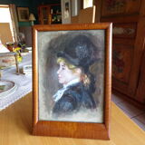 Watercolor portrait said of Margot