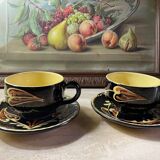 Alsatian ceramic lunch set
