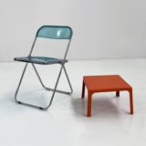 Orange Fiberglass Side Table, 1970