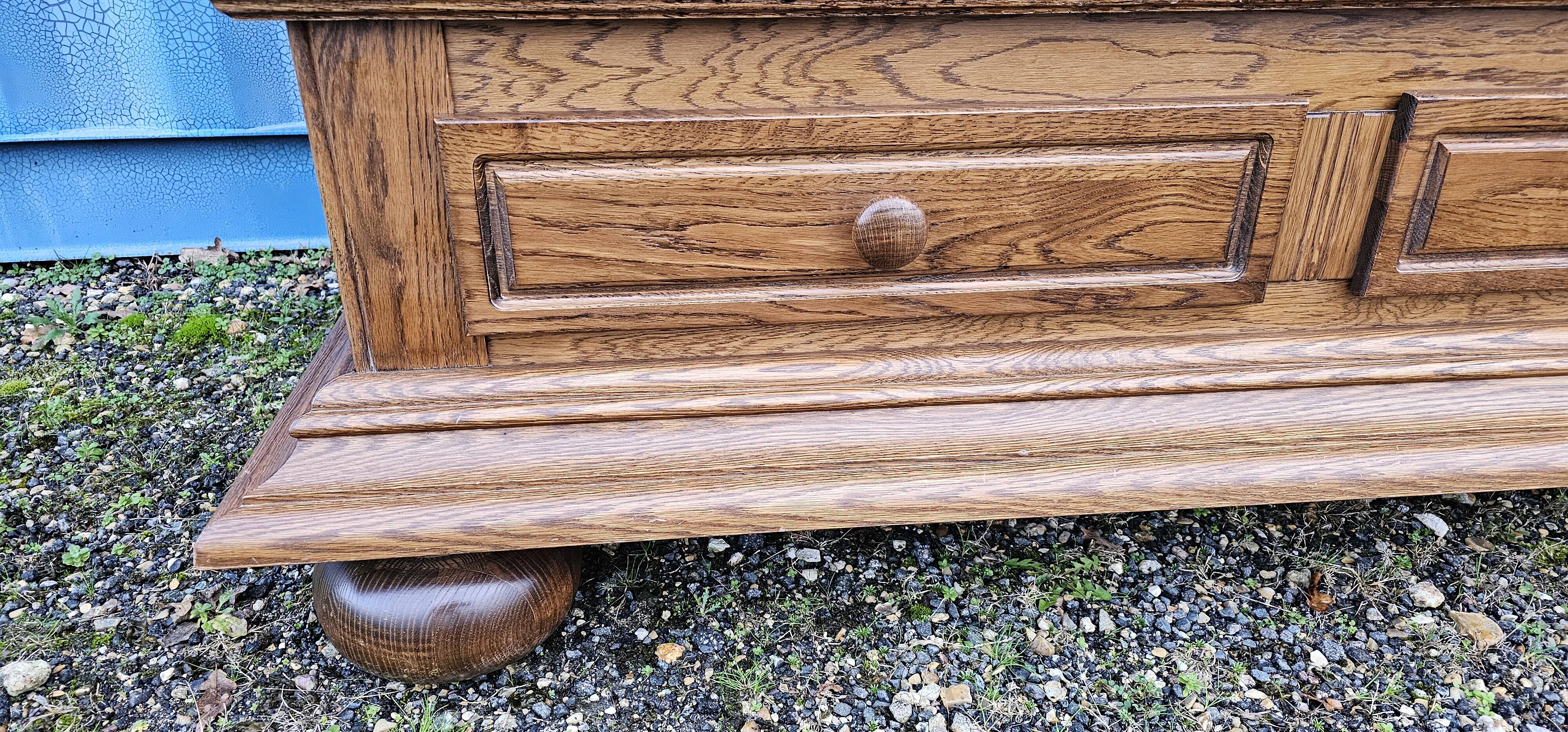 Oak wardrobe - wardrobe