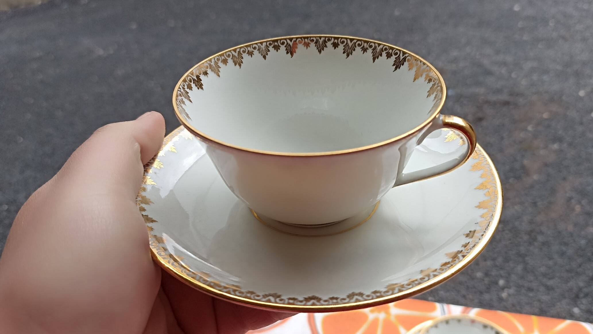 set of 6 Malbec and Treillard Frères cups from the 1950s