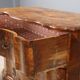 Canterano baroque en noyer et loupe de noyer