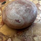 Antique reddish marble ashtray D 12 cm
