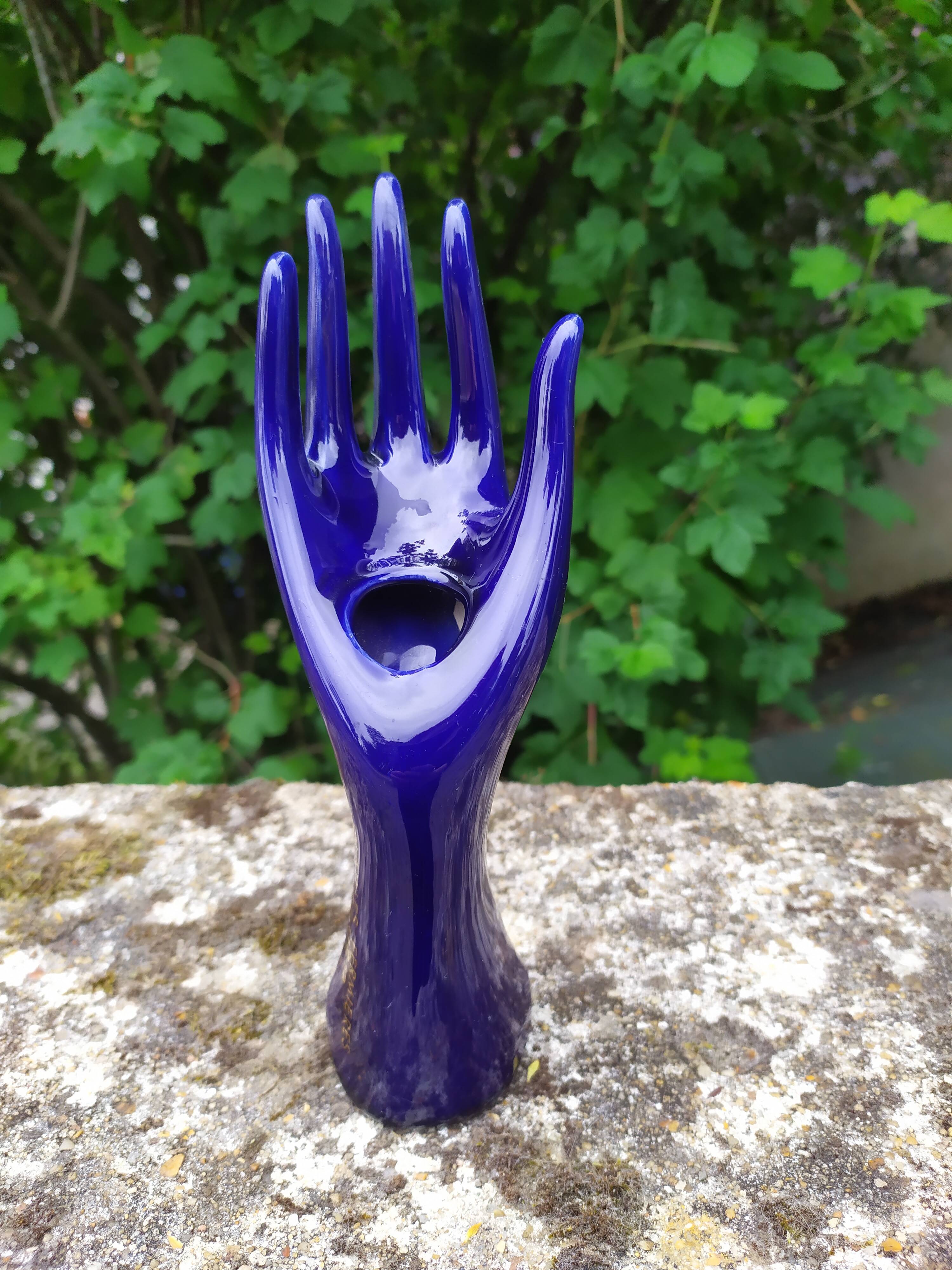 Hand baguier vase