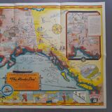 Poster map of Alaska