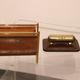 Desk accessories - letter holder & calendar - by Delvaux - Belgium - 1970's