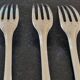 Christofle - Set of 8 table forks model Boréal in silver-plated metal