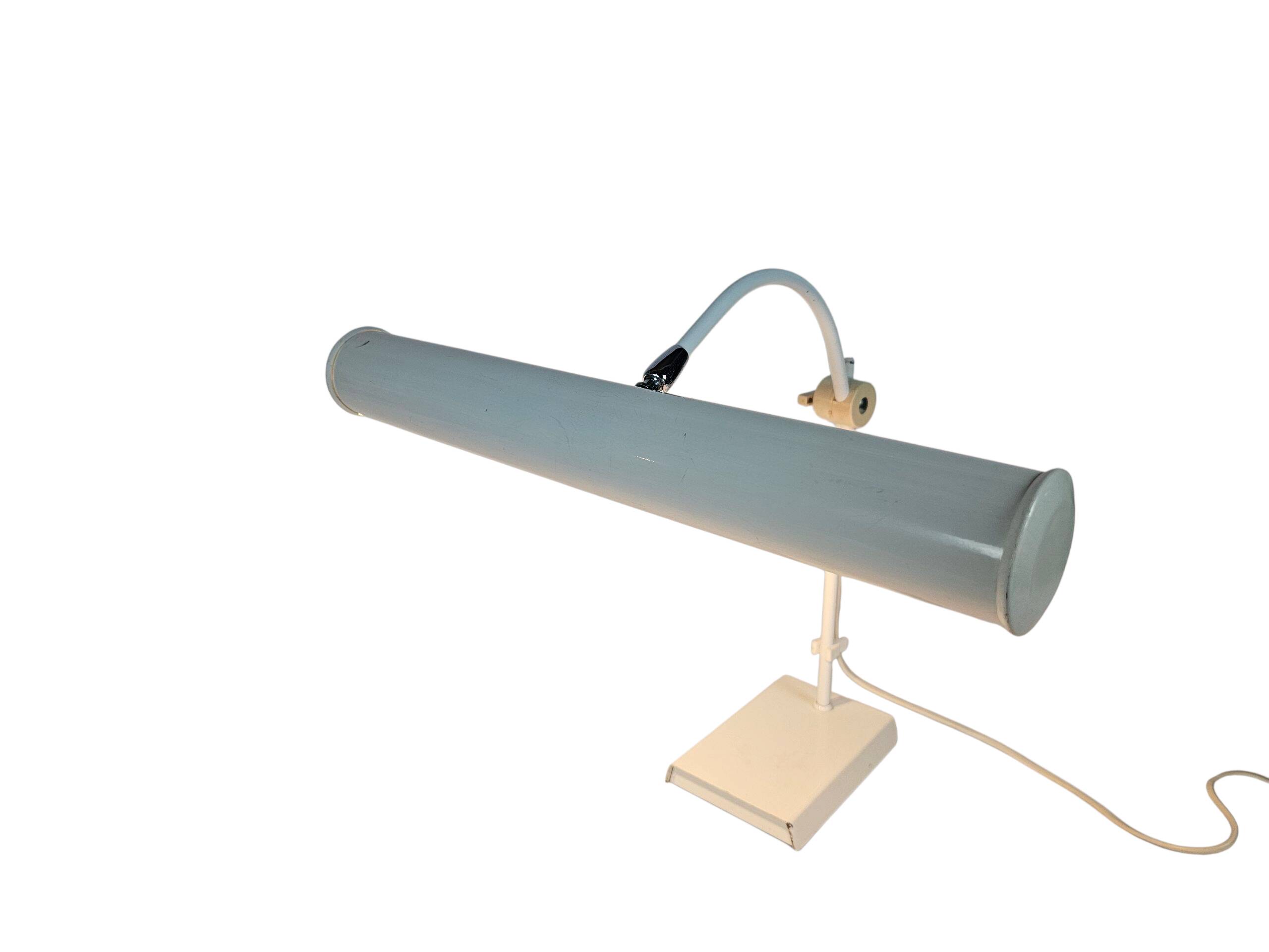 Anvia - Piano / Desk lamp - pendant lamp - white - metal - 1960's