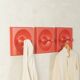 Schönbuch | Jürgen Lange – Space Age wall-mounted coat rack set, 1970s