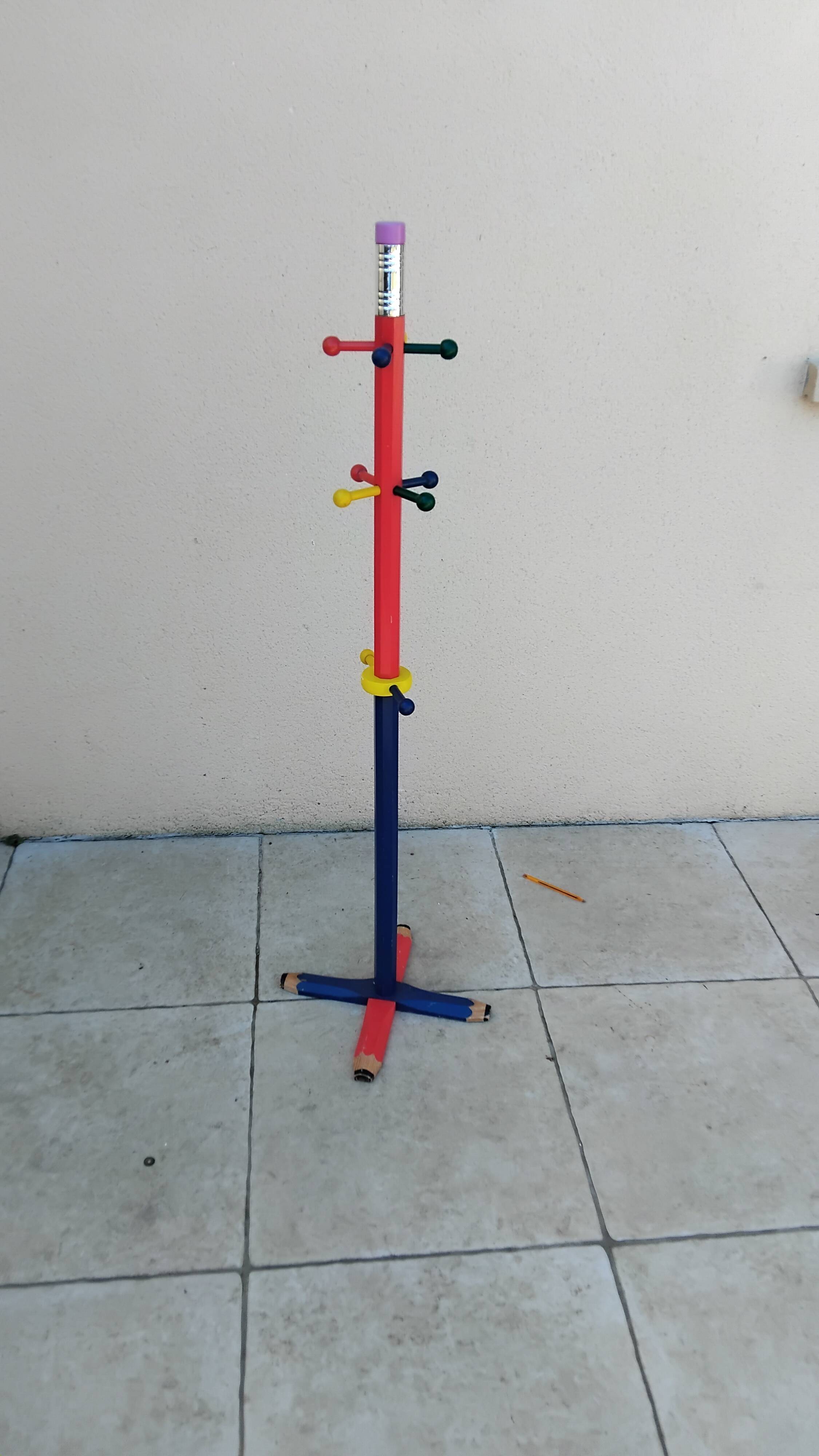 Pierre Sala vintage pencil coat rack