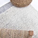 2x8 Blue White Moroccan Runner Rug, 68x250 Cm