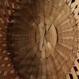 Vintage oval openwork basket