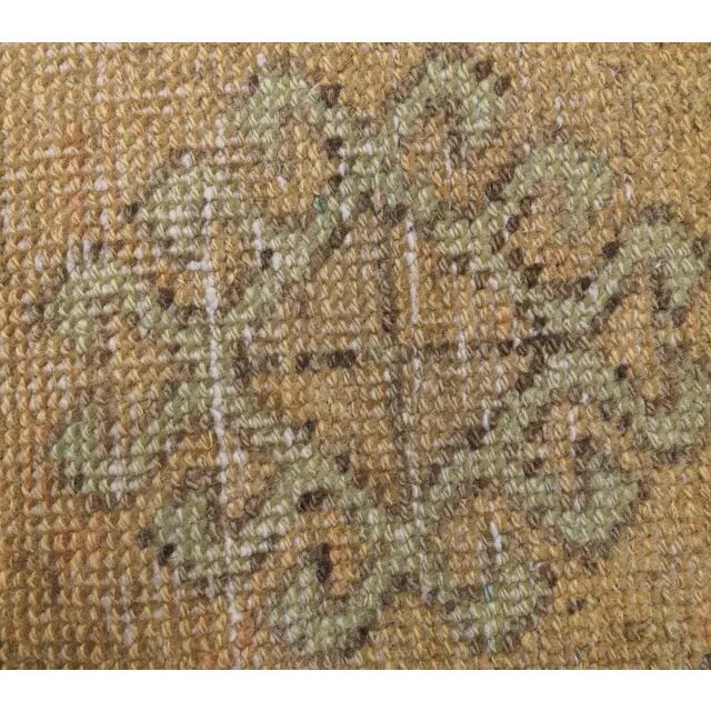 1970s Turkish Oushak wool runner rug 76x337